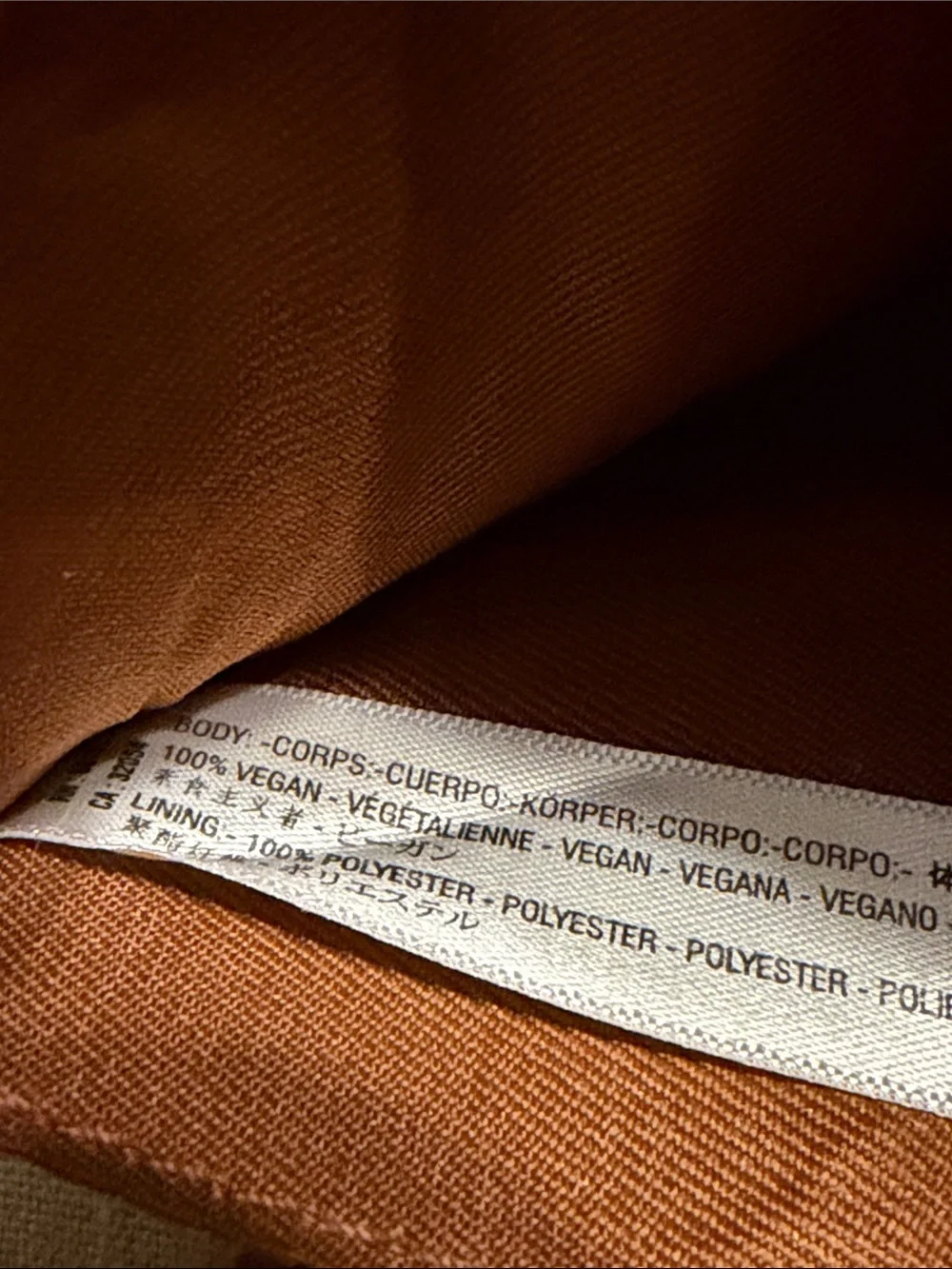 Free People Vegan Tan Zip-Around Cardholder Wallet